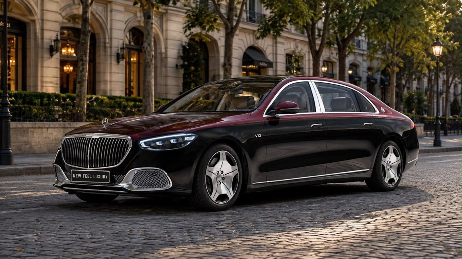 Mercedes-Maybach S-Class with chauffeur – Ceremonial flagship · 2 passengers – Events